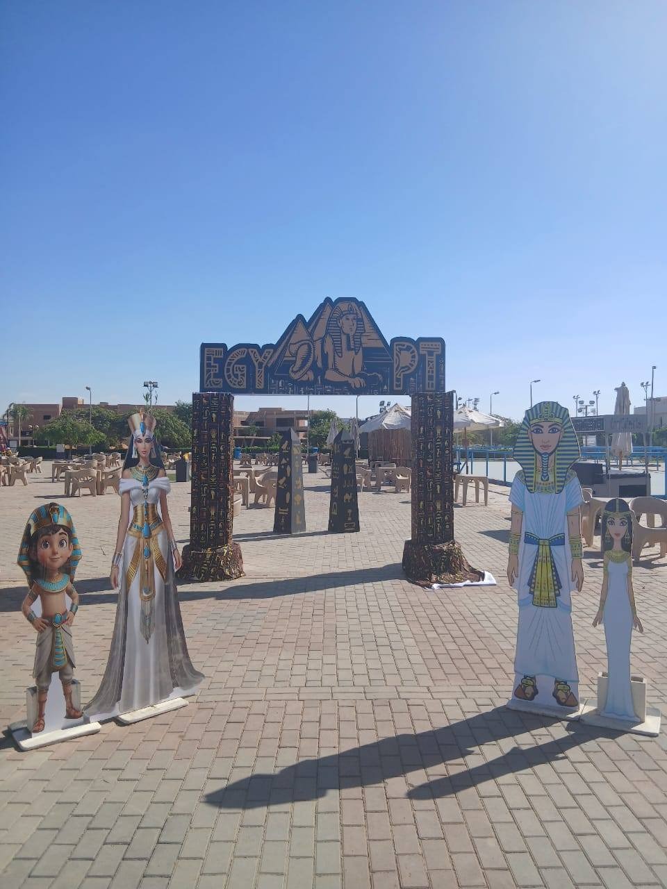 الرموز الفرعونية فى احتفالات نادى 6 أكتوبر